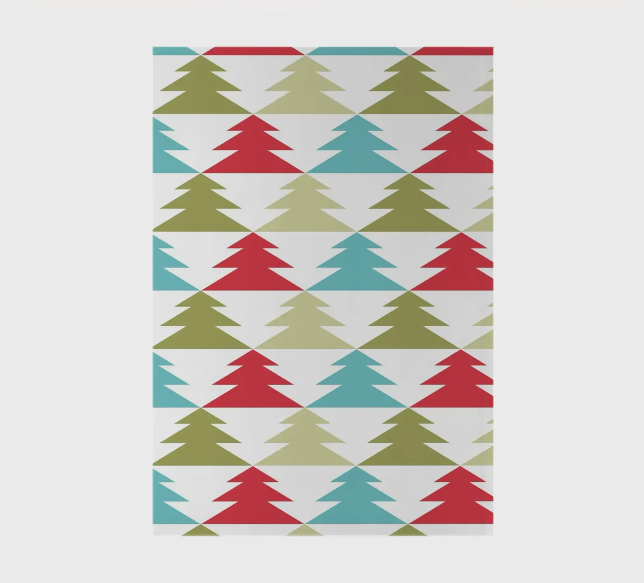 Geometrisches Baum-Muster Notizbuch von Kim Hubball Studio