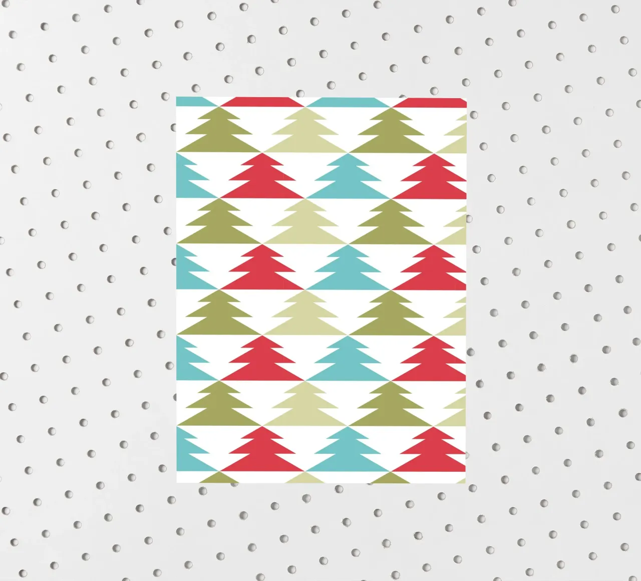 Geometric Tree Pattern sticker by Kim Hubball Studio