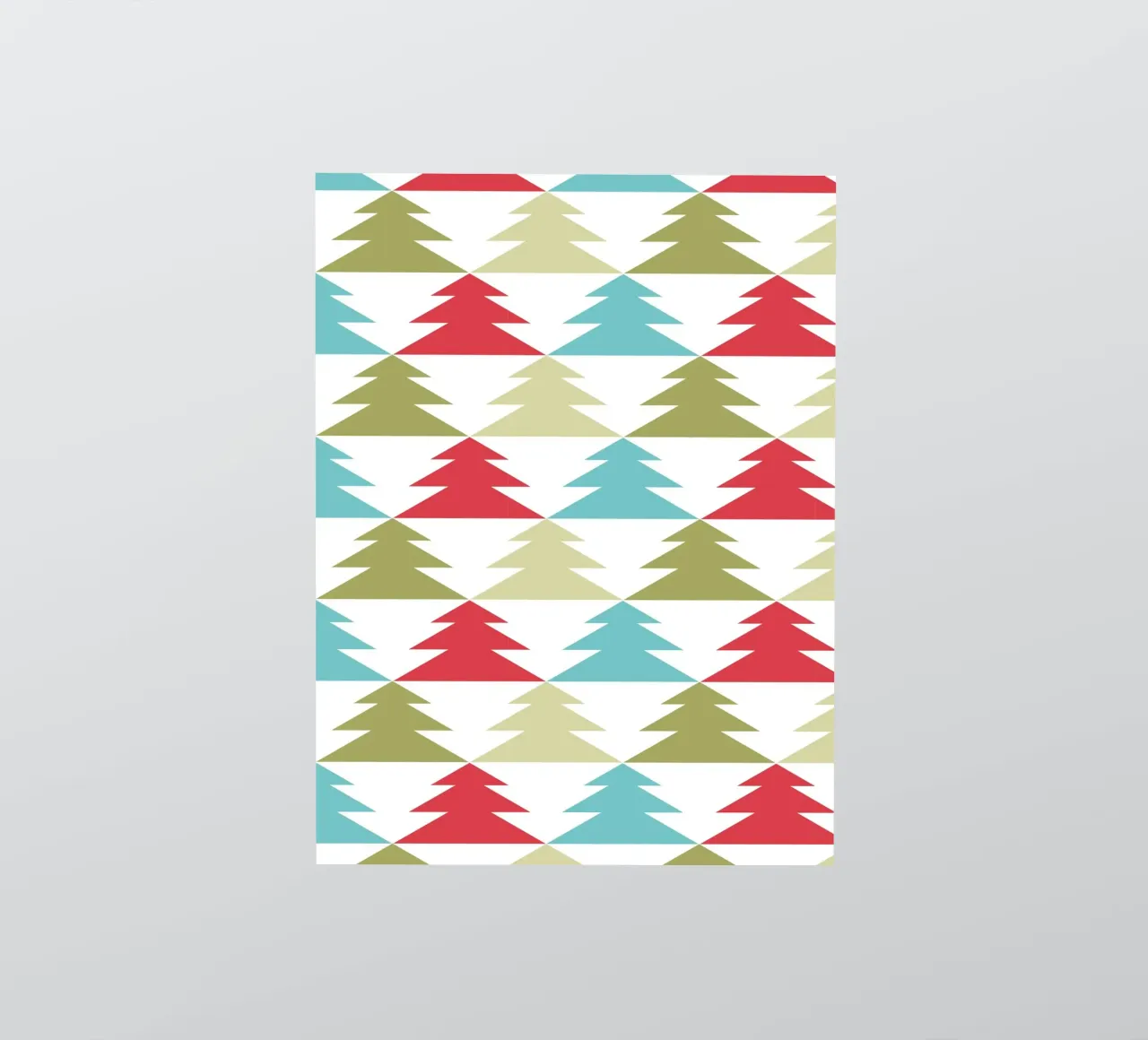 Geometric Tree Pattern sticker by Kim Hubball Studio