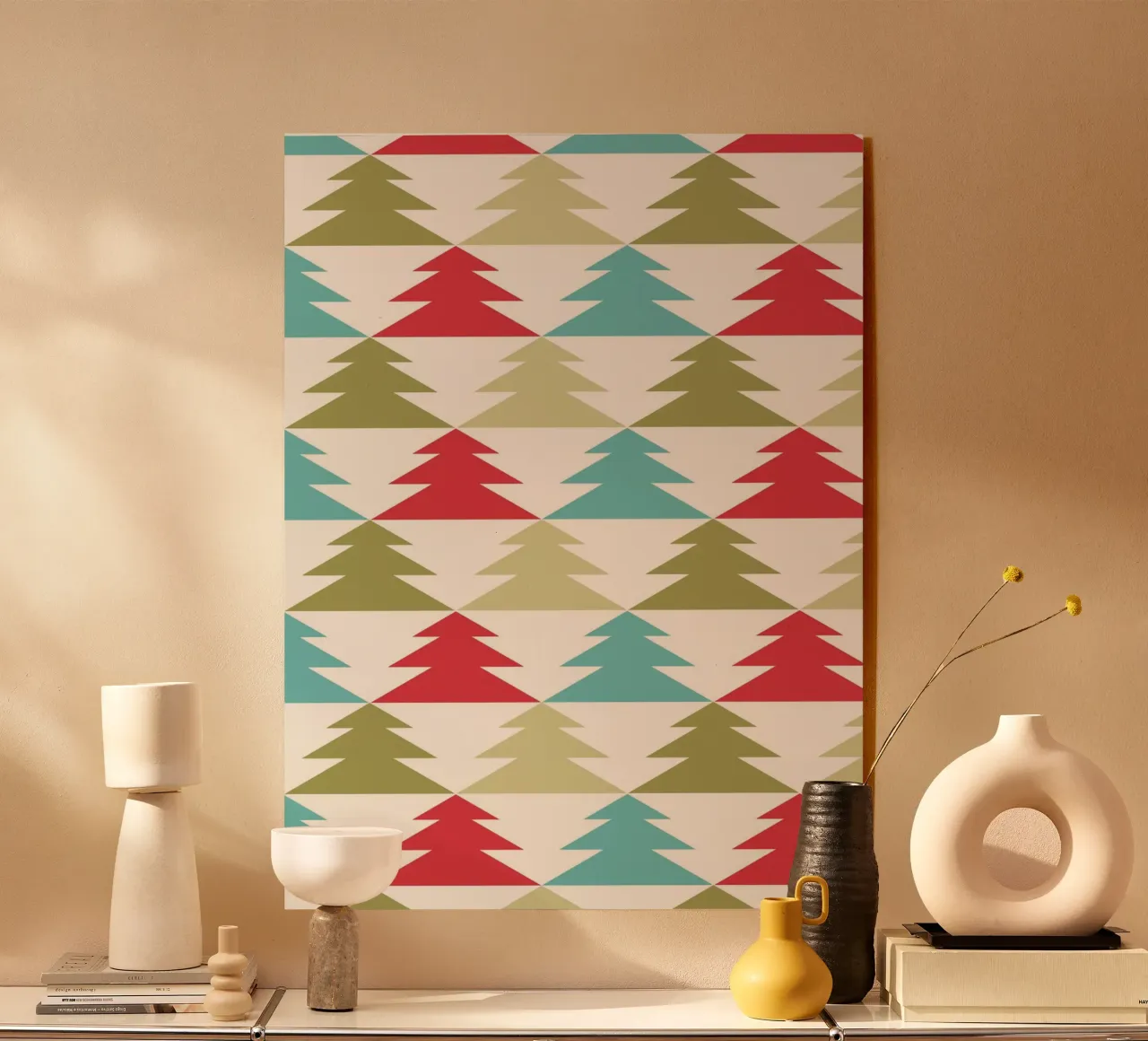 Geometric Tree Pattern plexiglas de Kim Hubball Studio