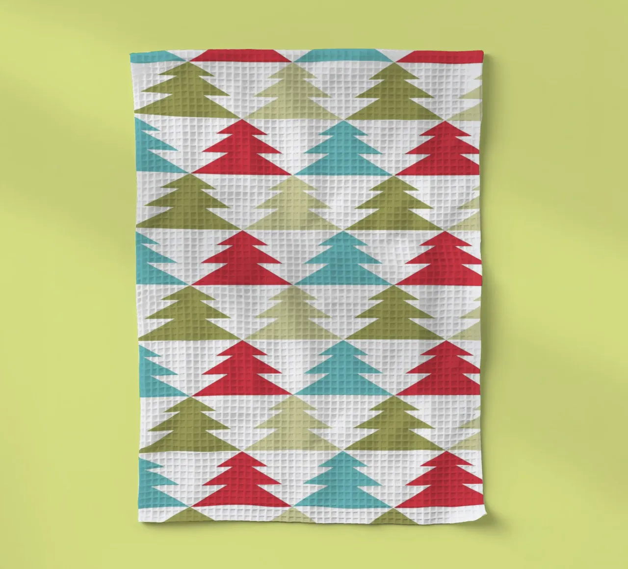 Geometric Tree Pattern torchon de Kim Hubball Studio