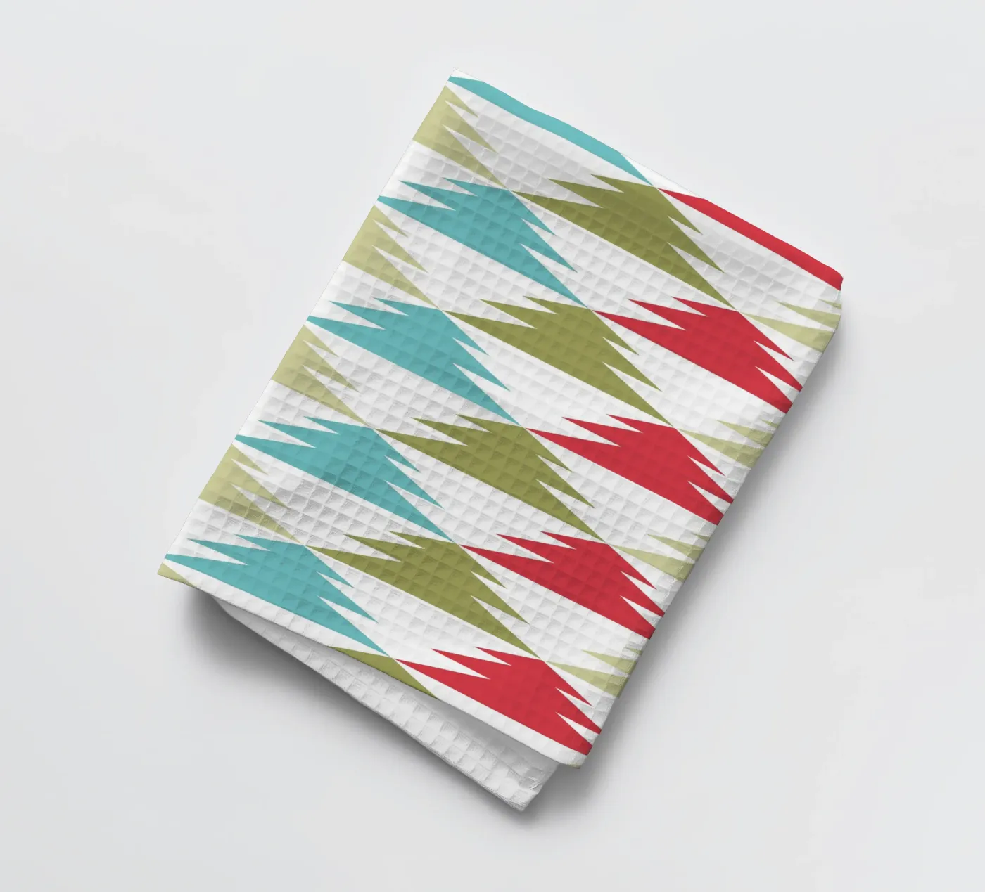 Motivo geometrico ad albero canovaccio da cucina da Kim Hubball Studio