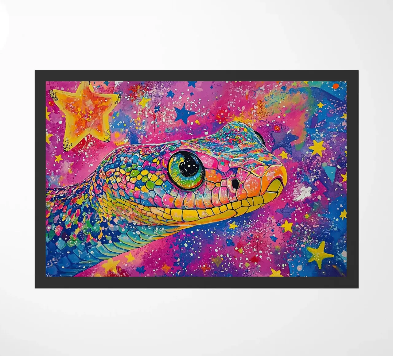 Snake doormat by Nikis Art Studio