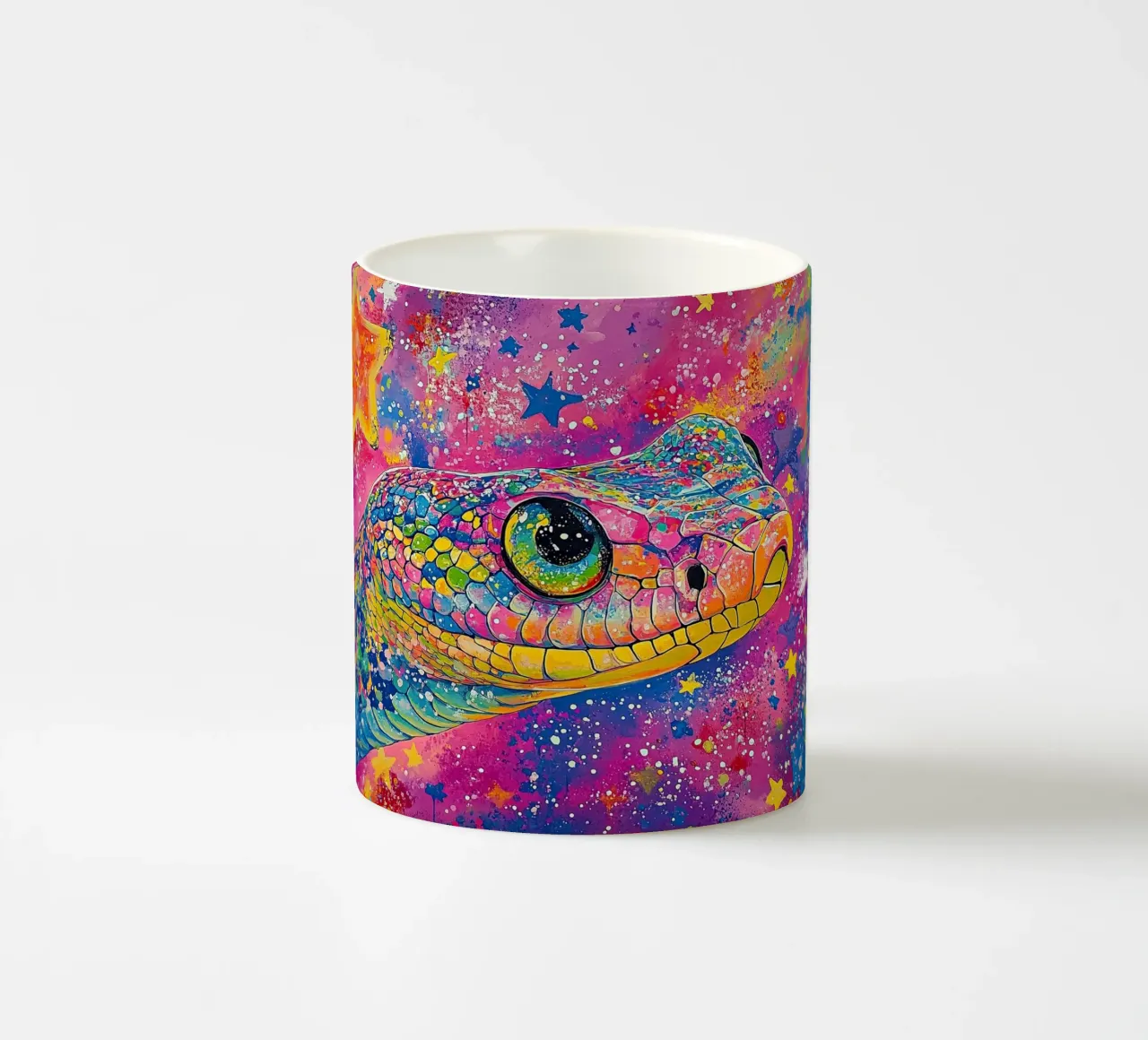 Serpente tazza in ceramica da Nikis Art Studio