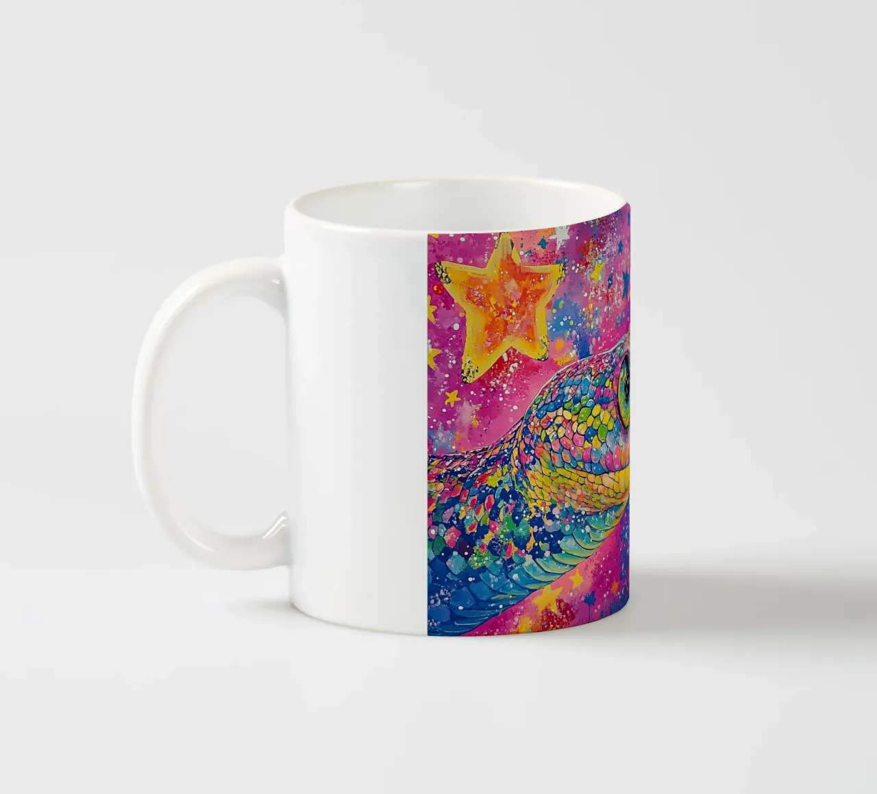Serpente tazza in ceramica da Nikis Art Studio