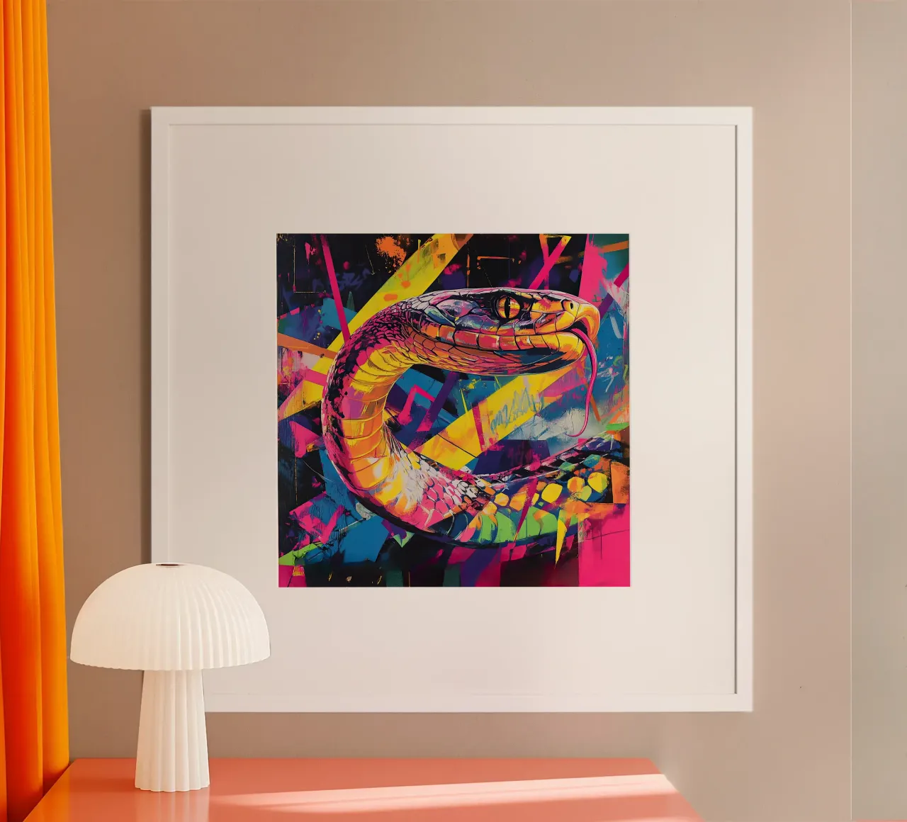 Serpente - Una danza pericolosa carta hahnemühle da Nikis Art Studio