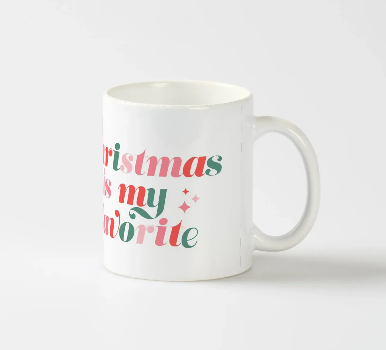 Il Natale è il mio preferito tazza in ceramica da cafelab