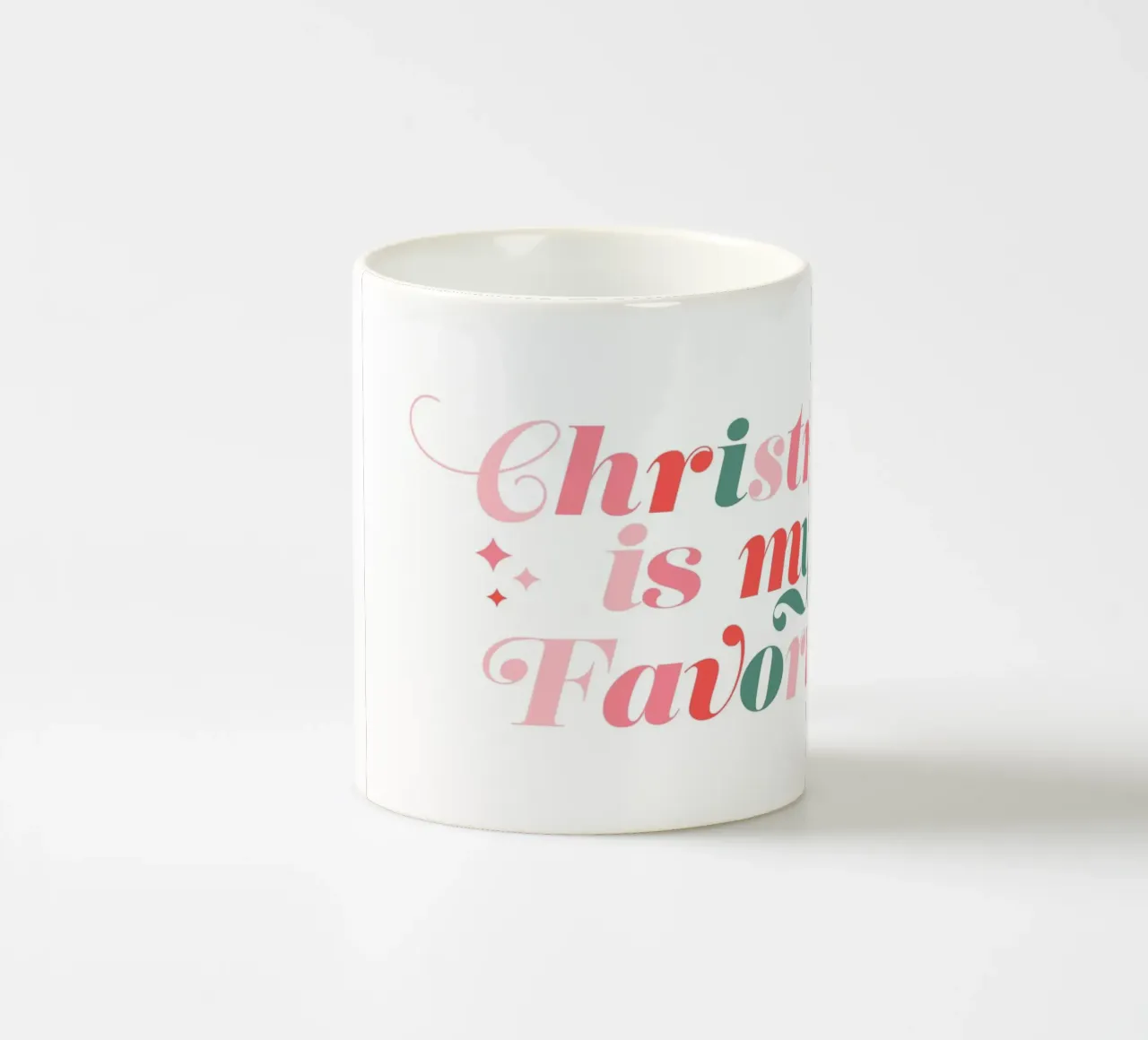 Il Natale è il mio preferito tazza in ceramica da cafelab