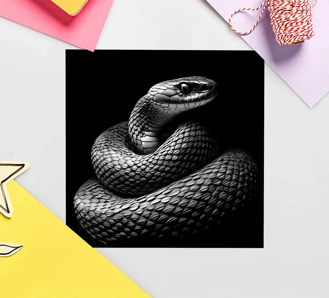 Snake sticker by Nikis Art Studio