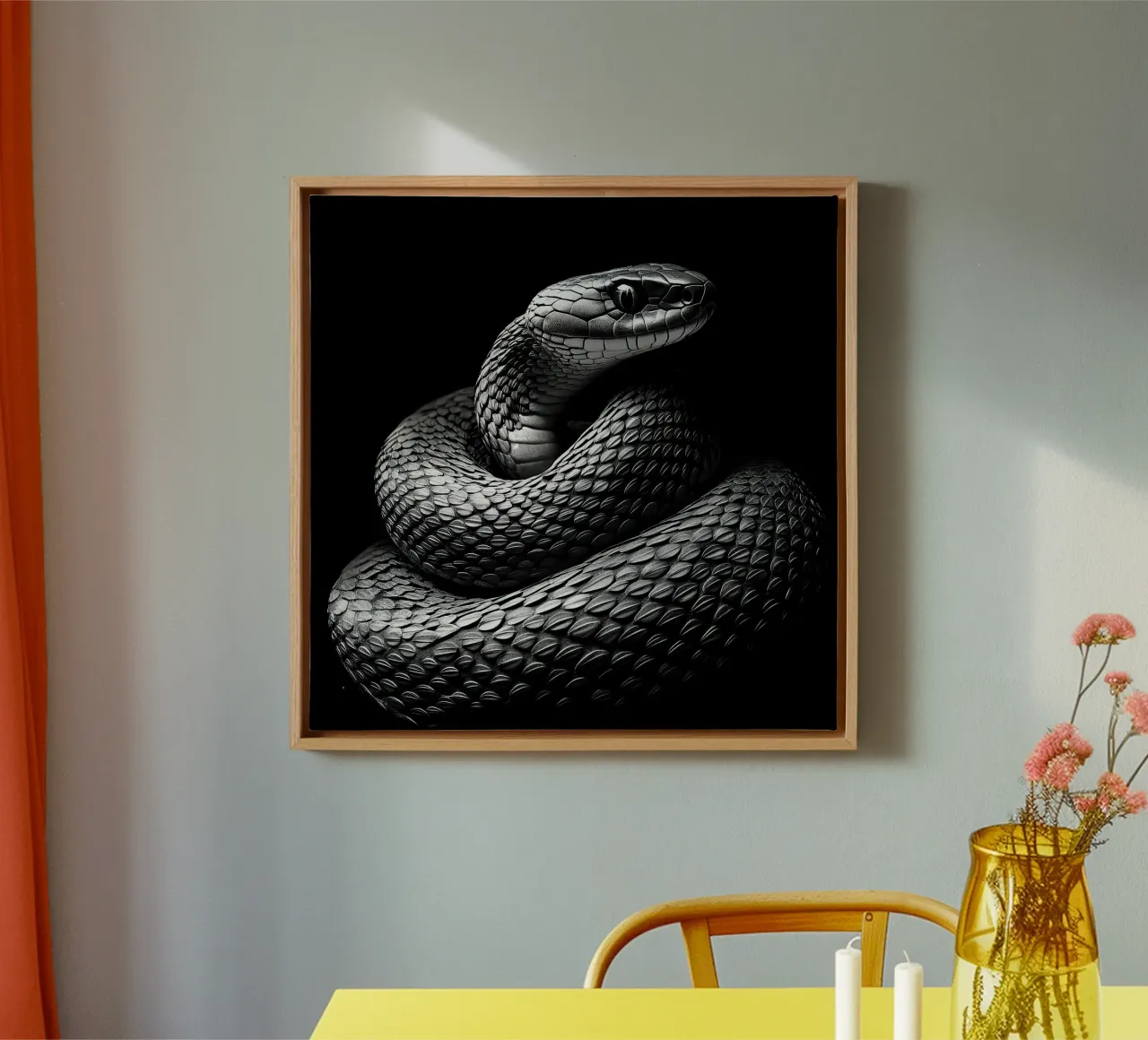 Serpente tela da Nikis Art Studio