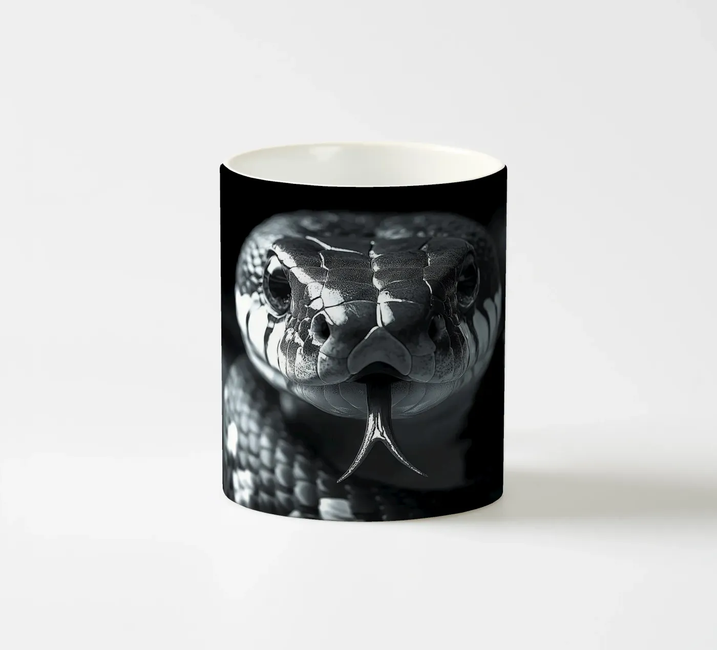Snake ceramic mug by Nikis Art Studio