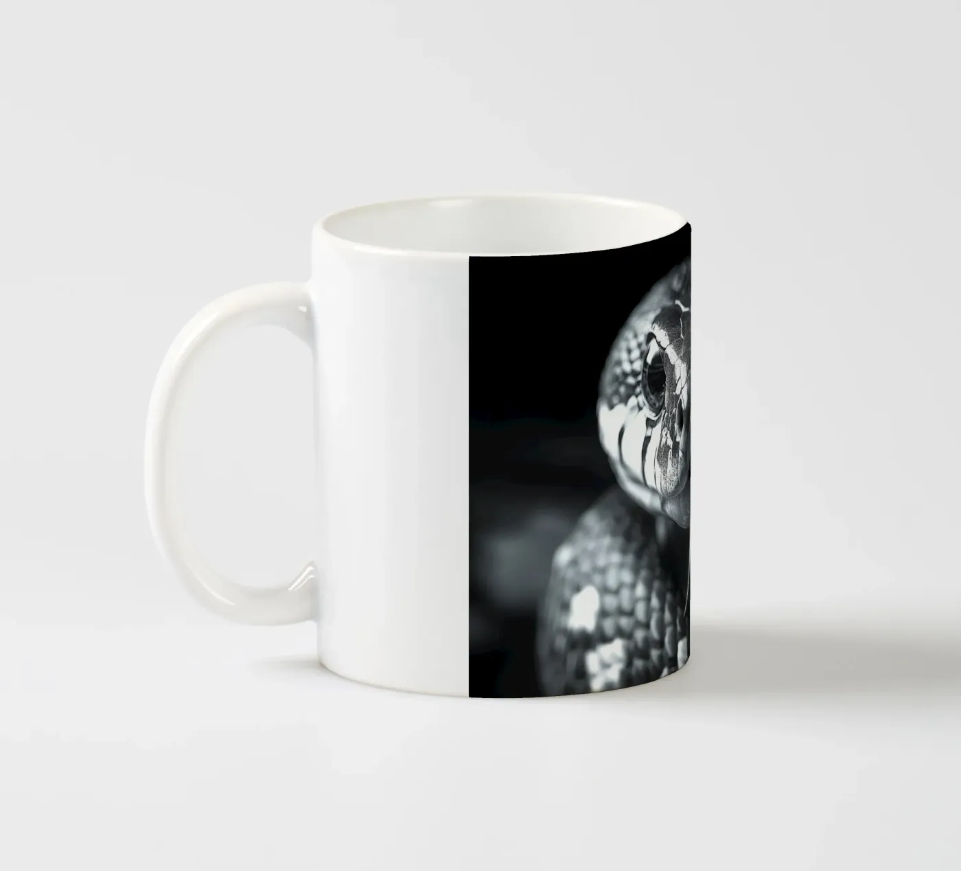 Snake ceramic mug by Nikis Art Studio