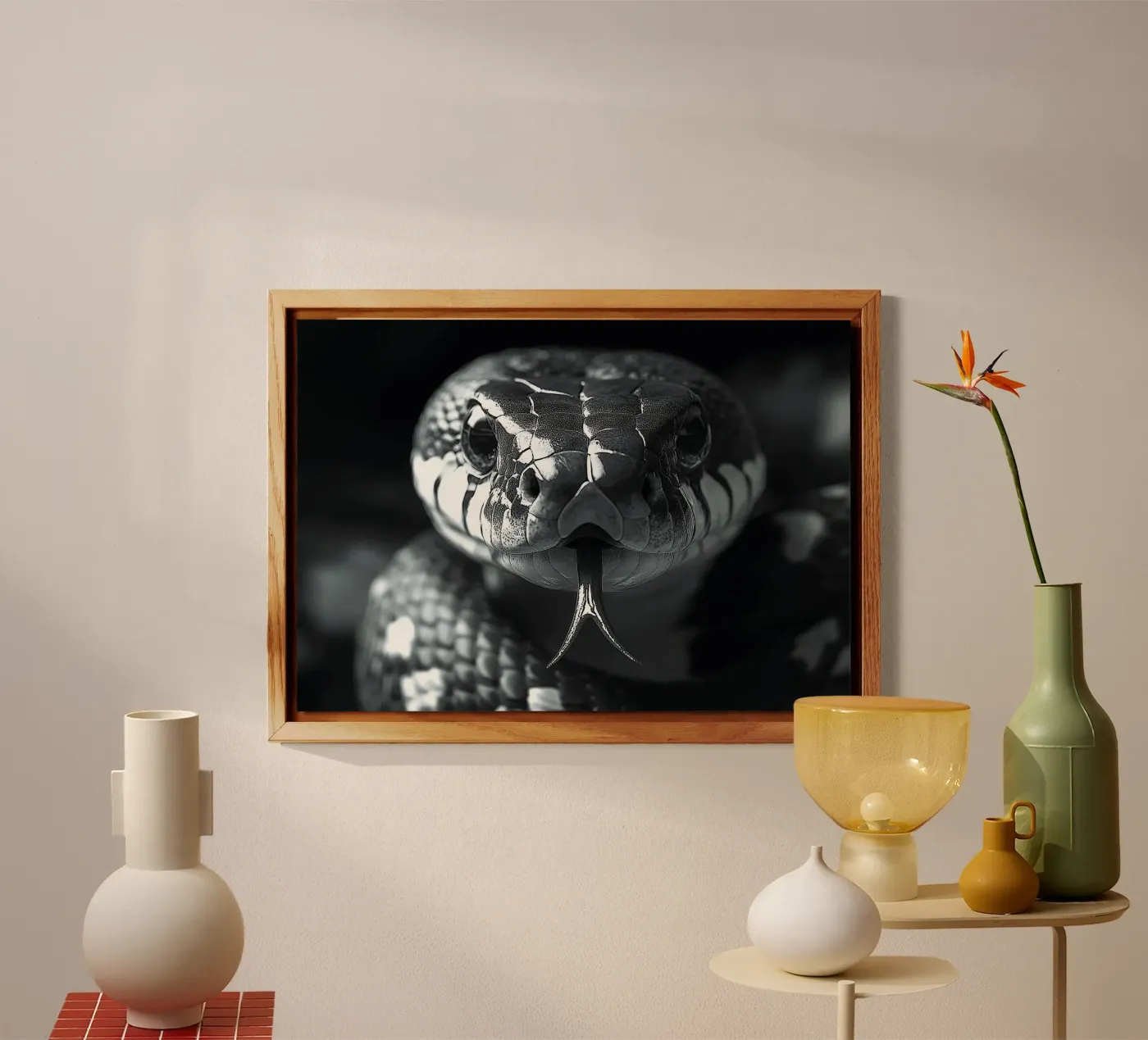 Snake forex plate by Nikis Art Studio