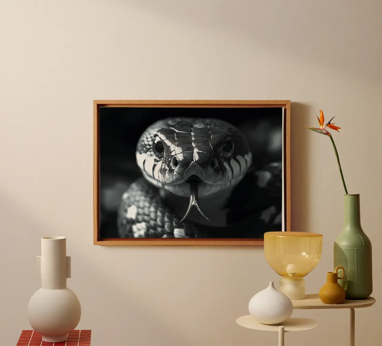 Serpente tela da Nikis Art Studio