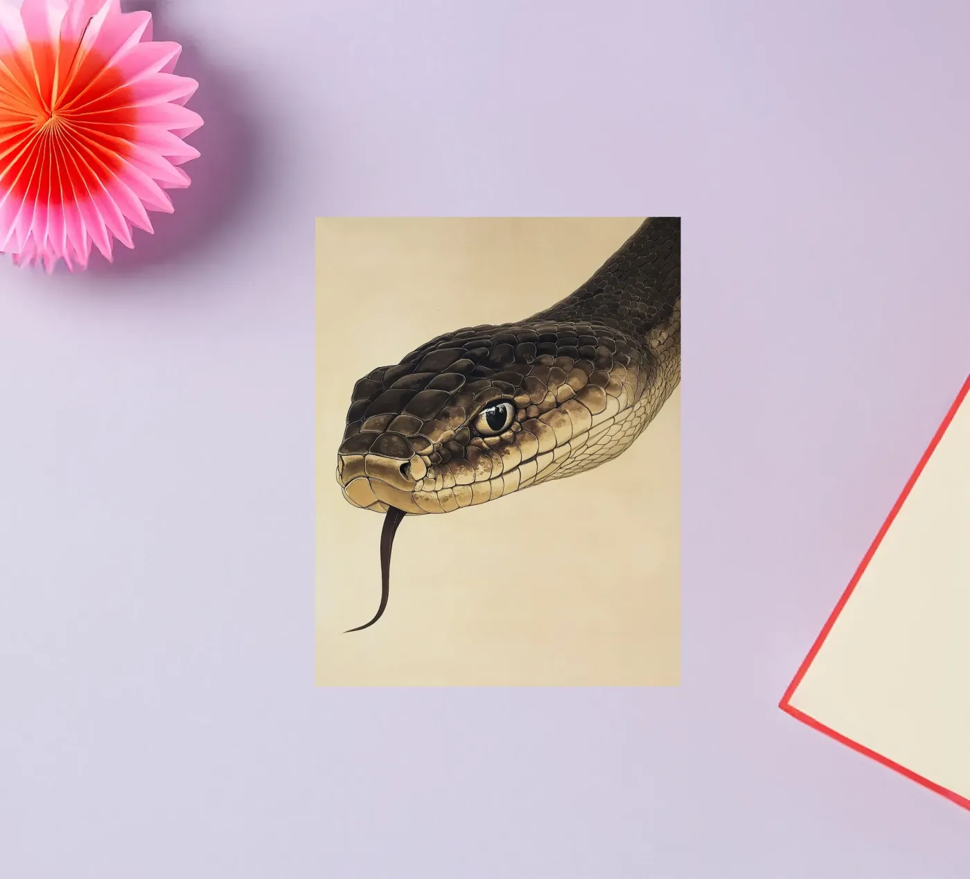 Snake sticker by Nikis Art Studio