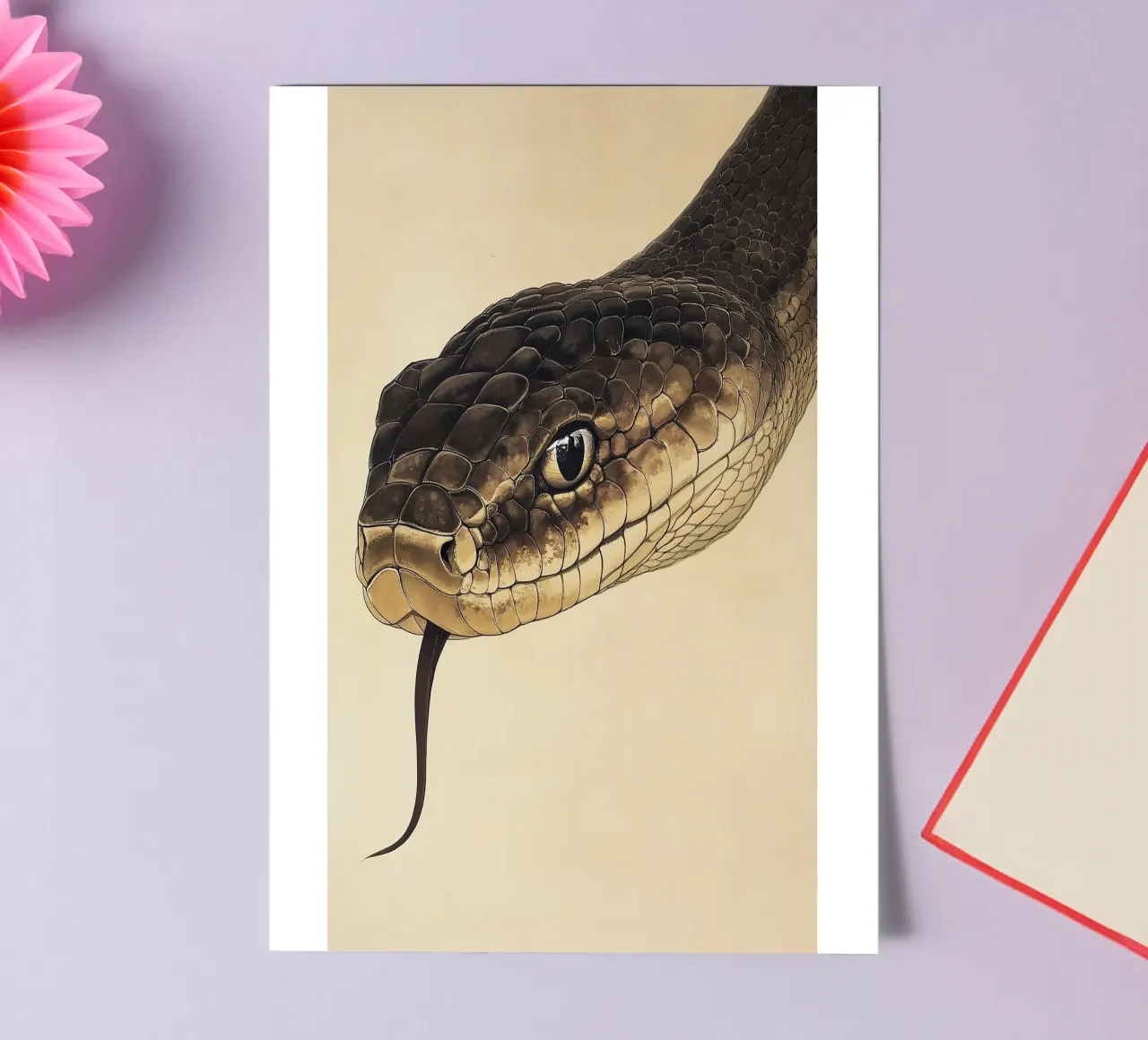 Snake sticker sheet by Nikis Art Studio