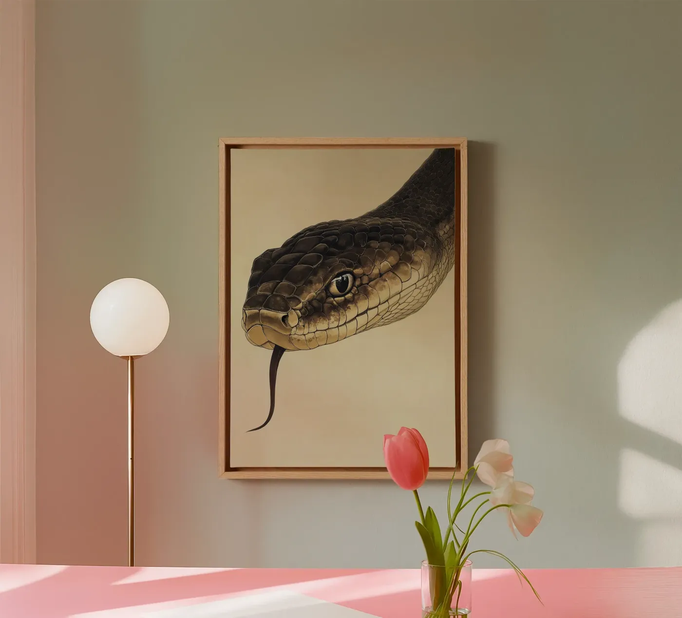 Serpente tela da Nikis Art Studio