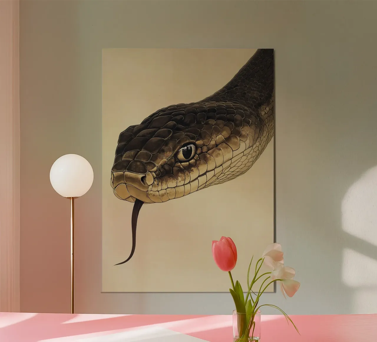 Serpente carta hahnemühle da Nikis Art Studio