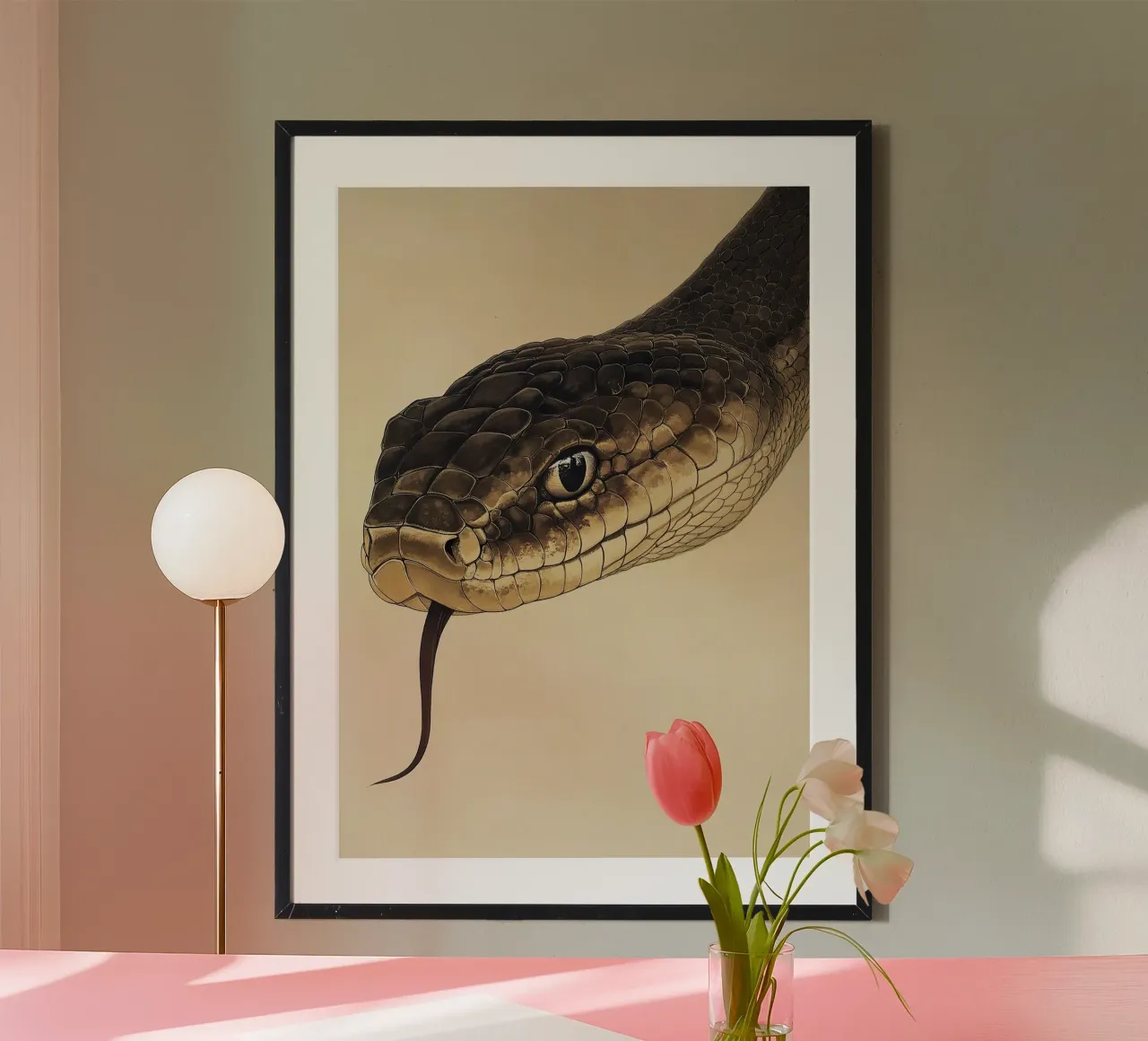 Serpente carta hahnemühle da Nikis Art Studio