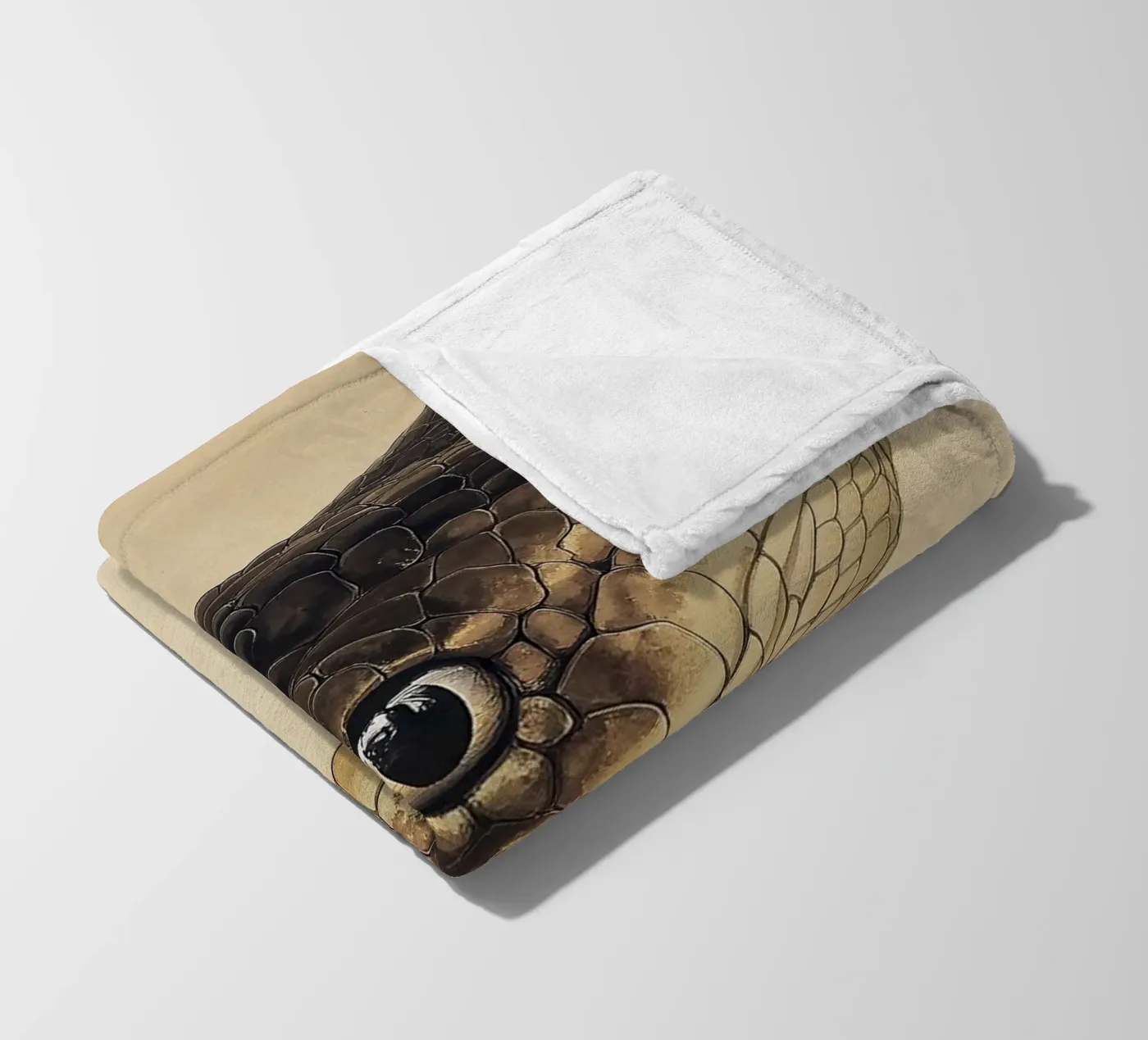 Snake plaid polaire de Nikis Art Studio