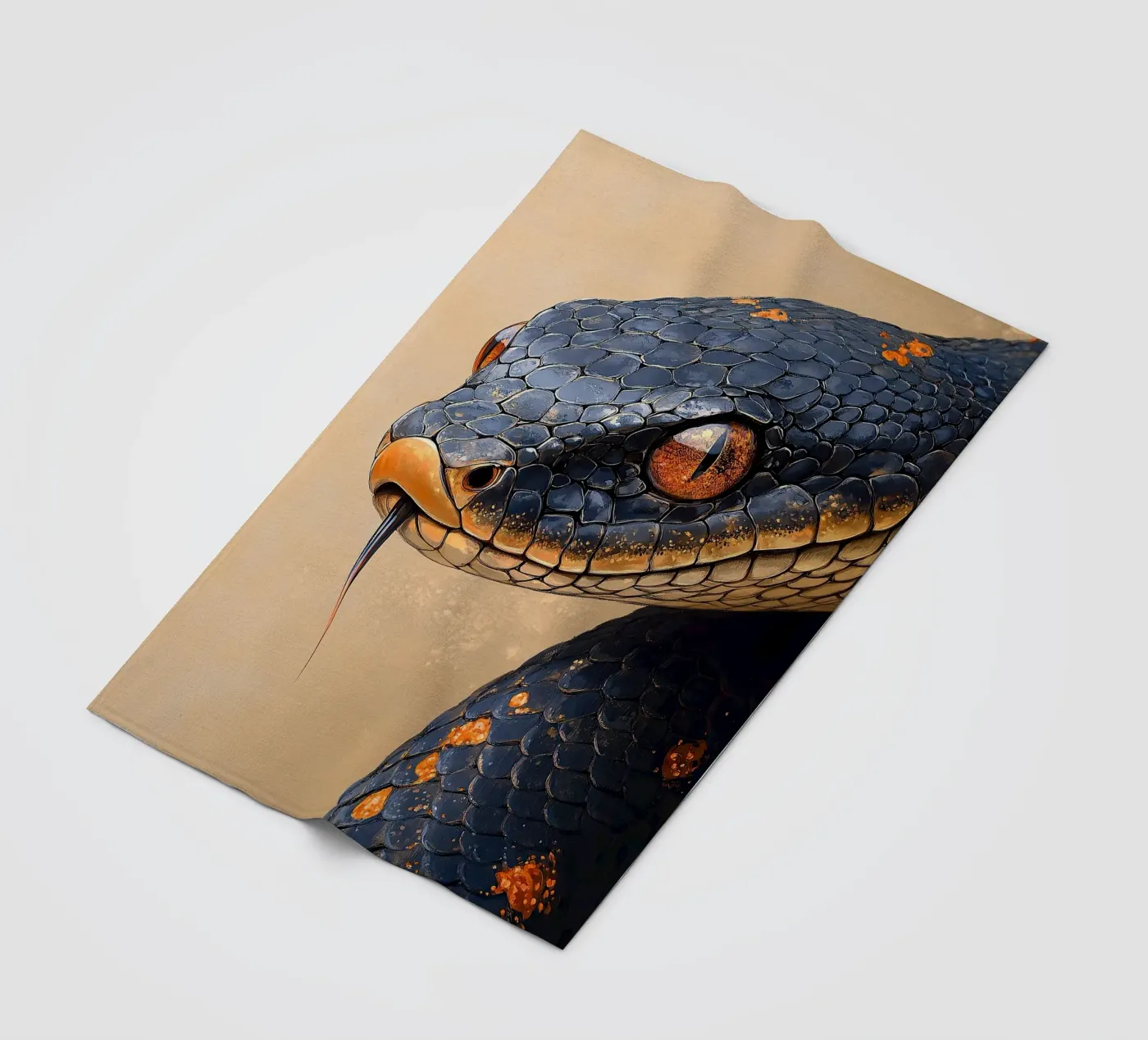 Snake coperta in pile da Nikis Art Studio