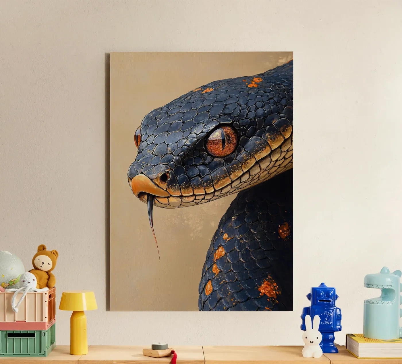 Serpente alluminio dibond da Nikis Art Studio