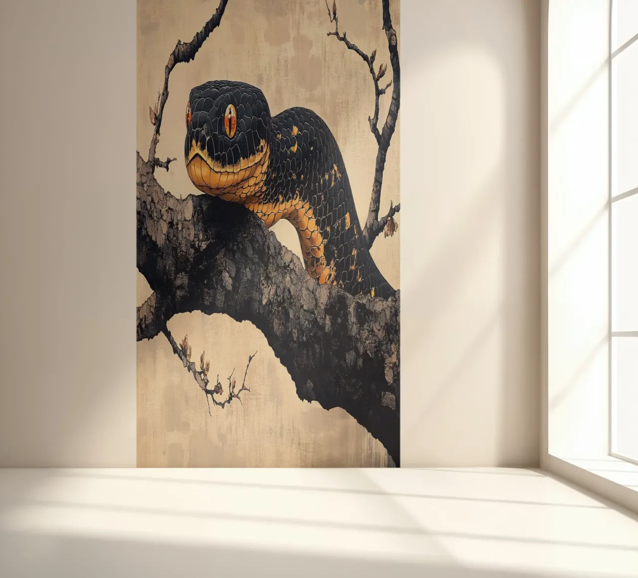 Slang fotobehang van Nikis Art Studio