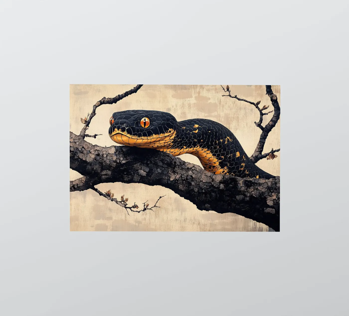 Serpente adesivo da Nikis Art Studio