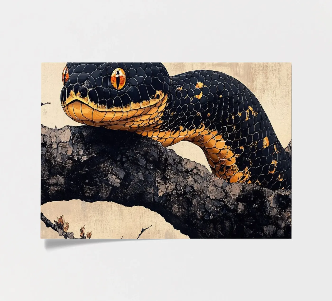 Snake Stickerbogen von Nikis Art Studio