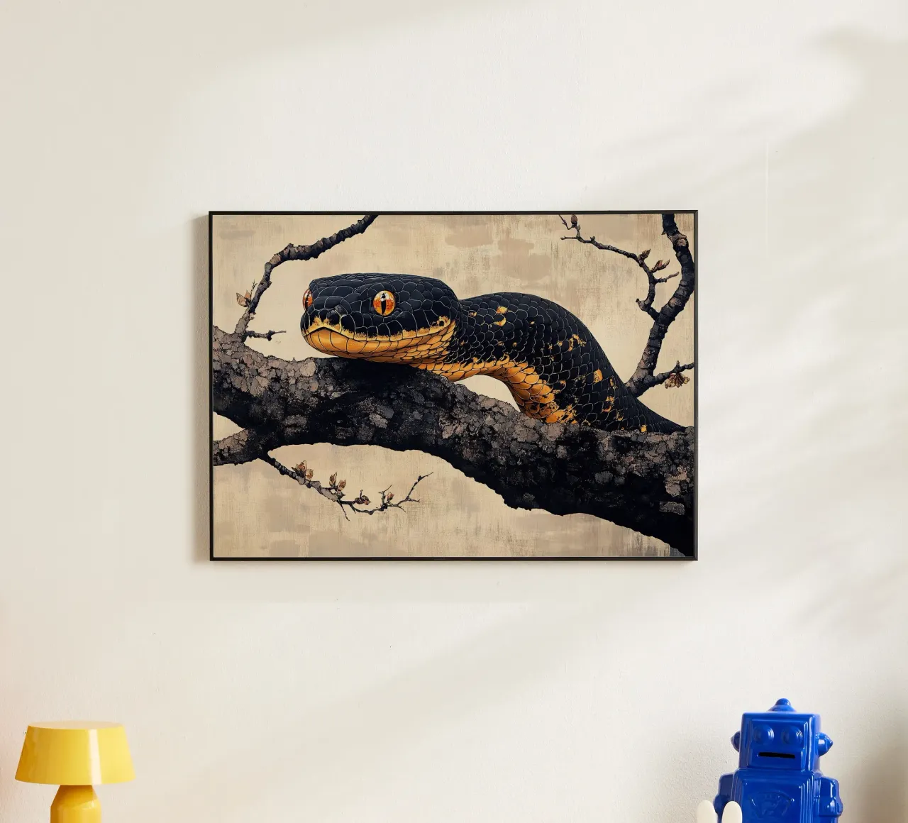 Serpente alluminio dibond da Nikis Art Studio