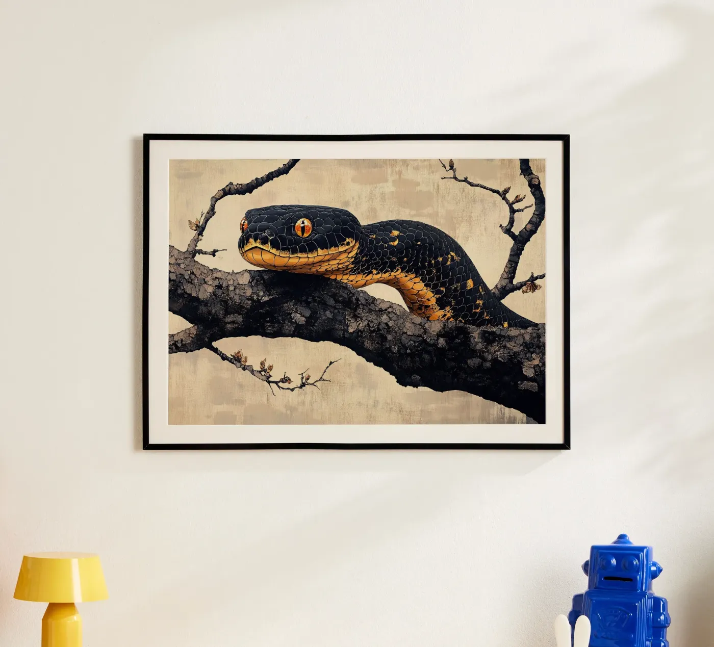 Slang poster van Nikis Art Studio