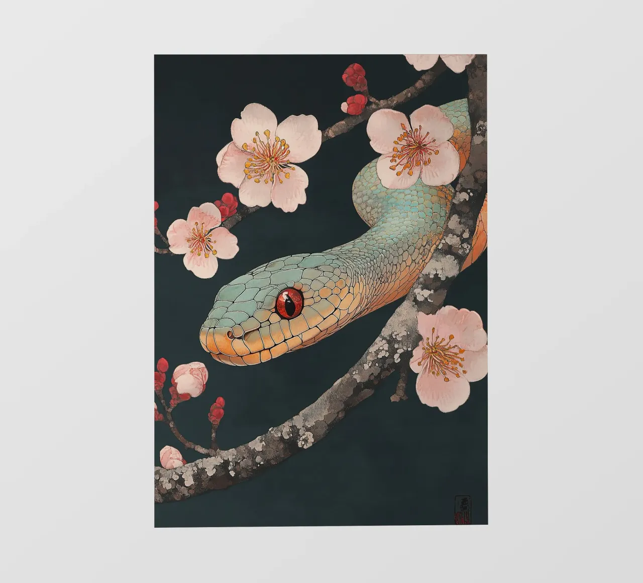 Serpente pellicola backlit da Nikis Art Studio