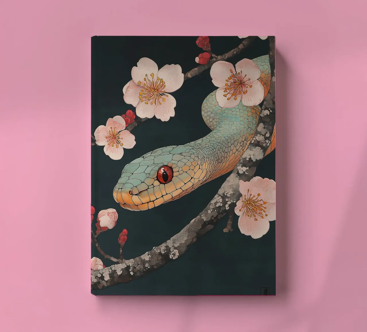 Snake notebook by Nikis Art Studio
