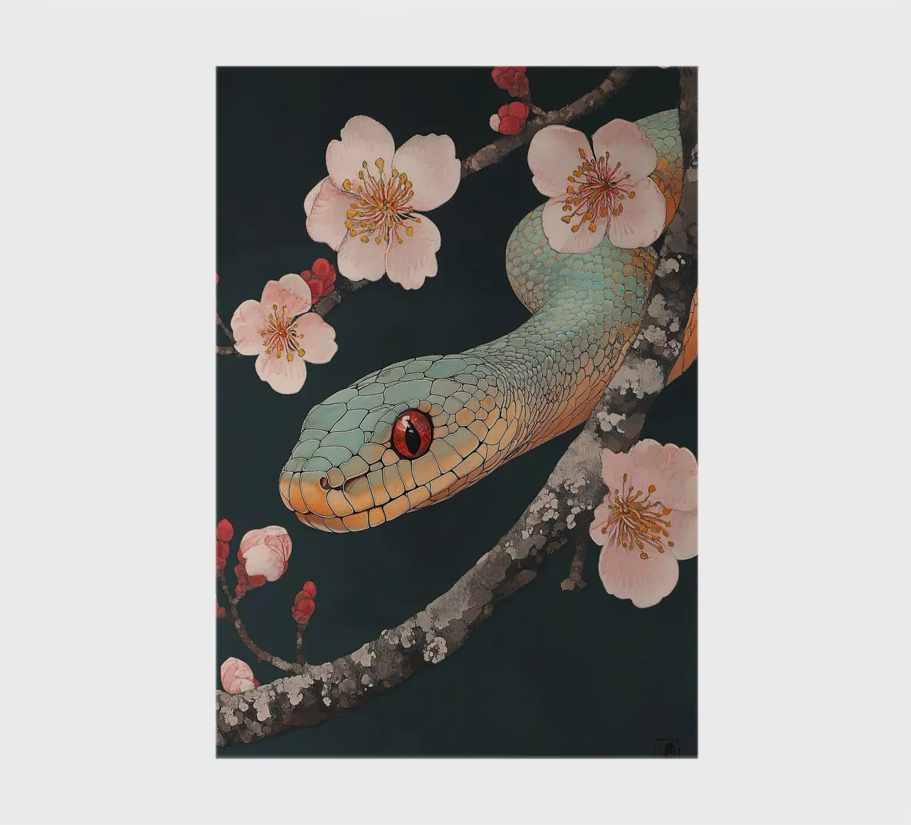 Snake notebook by Nikis Art Studio