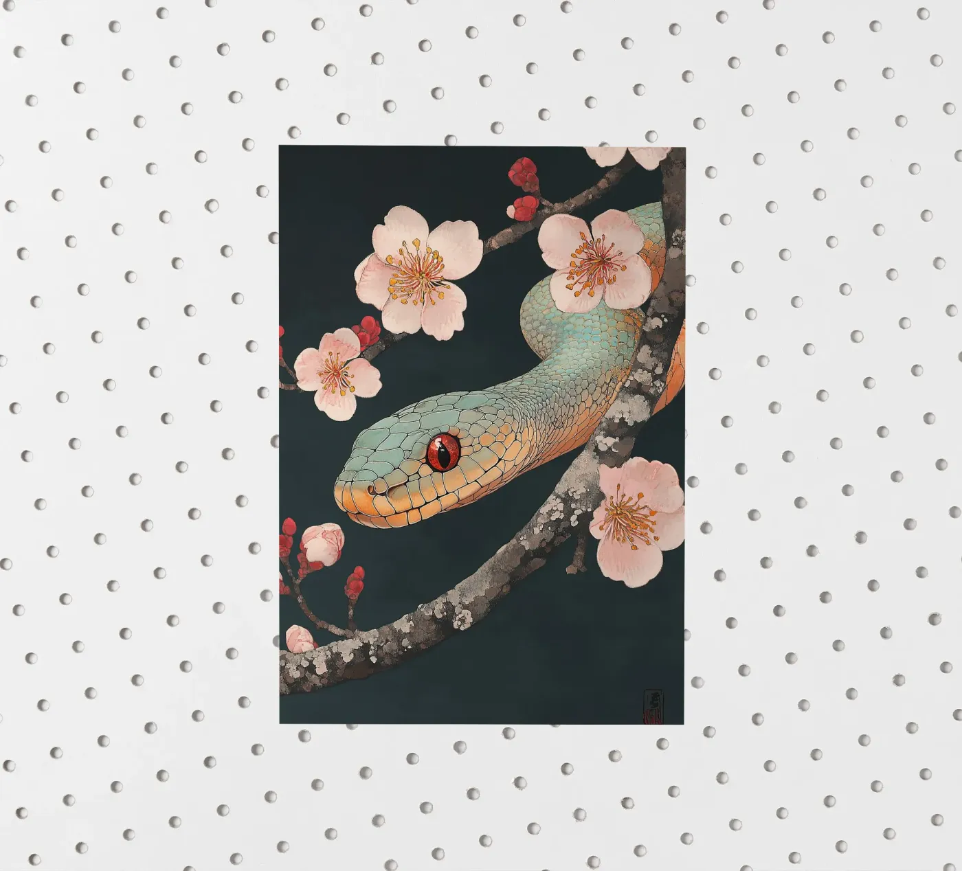 Snake sticker by Nikis Art Studio