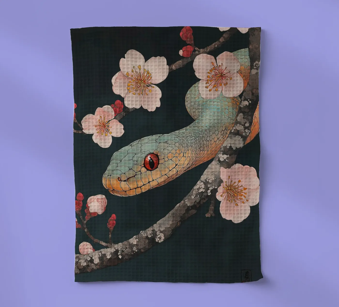 Serpent torchon de Nikis Art Studio