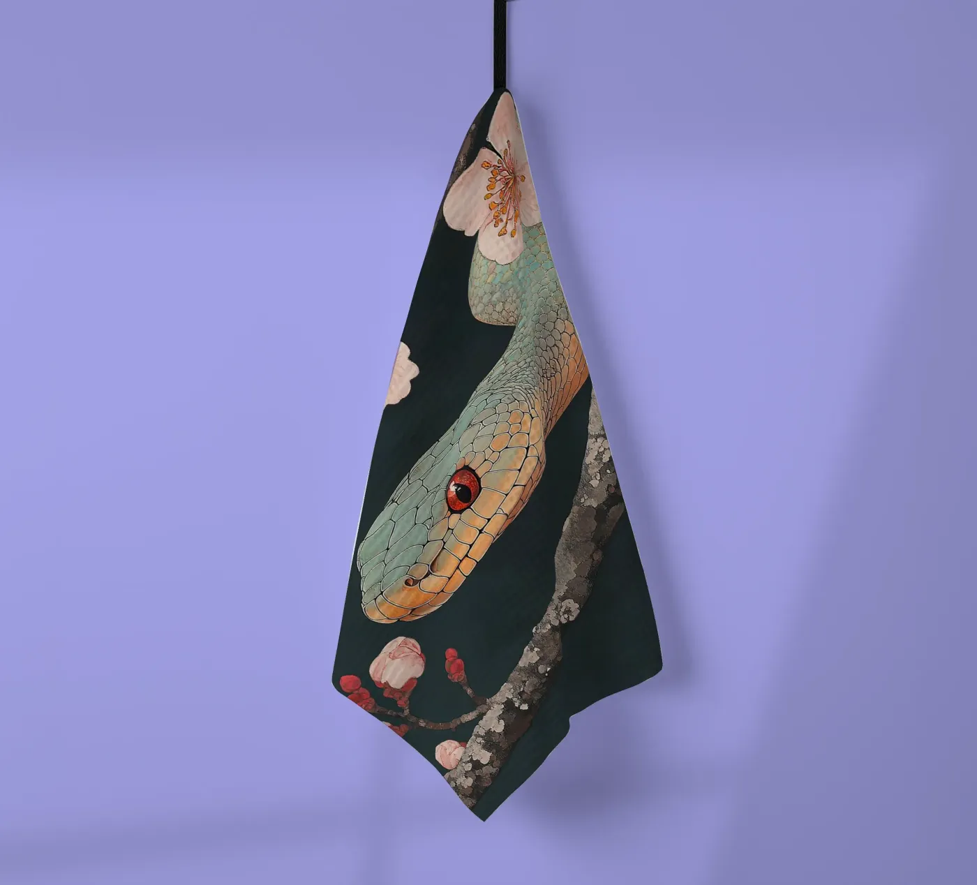 Serpent torchon de Nikis Art Studio