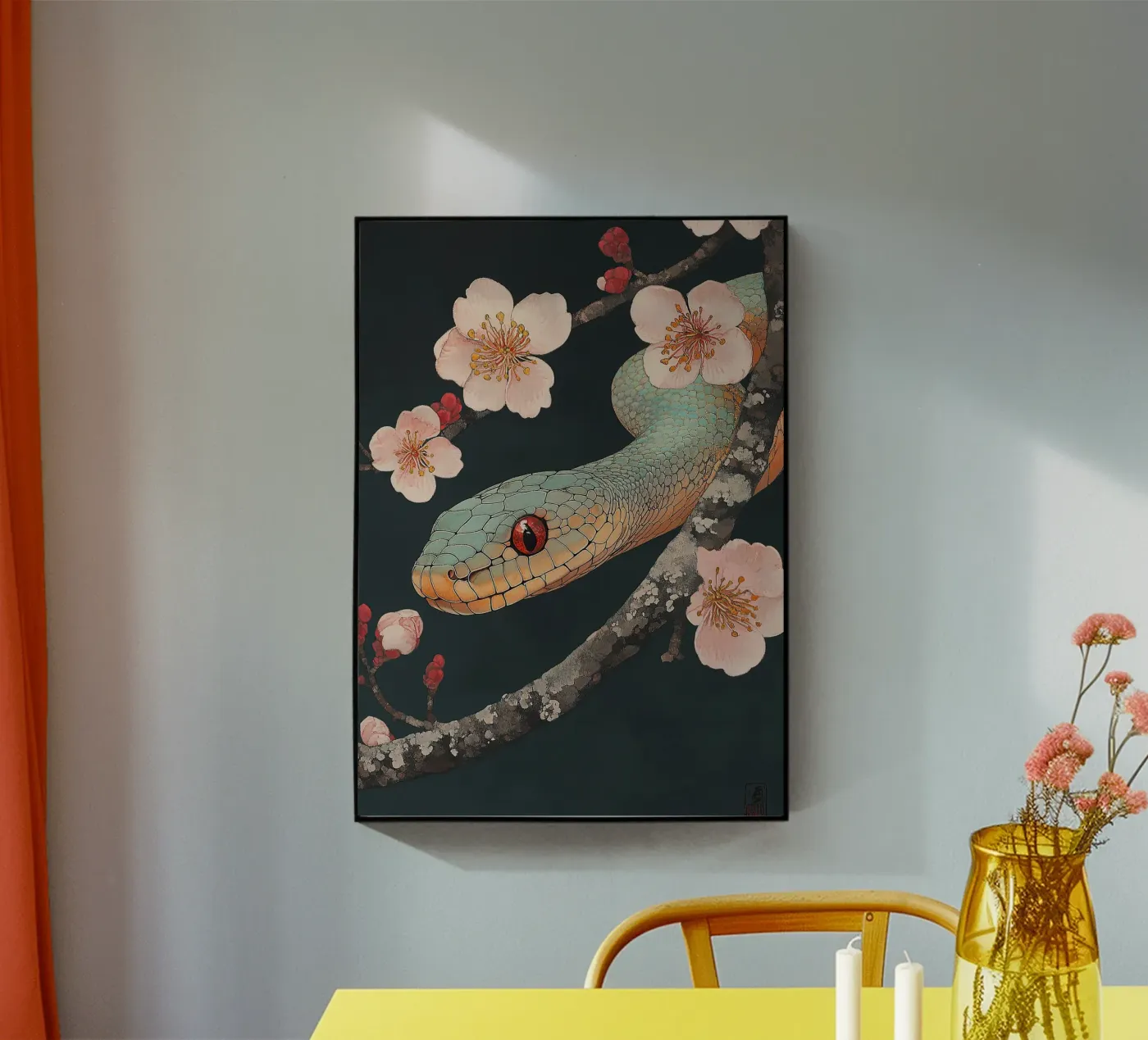 Snake plexiglas de Nikis Art Studio