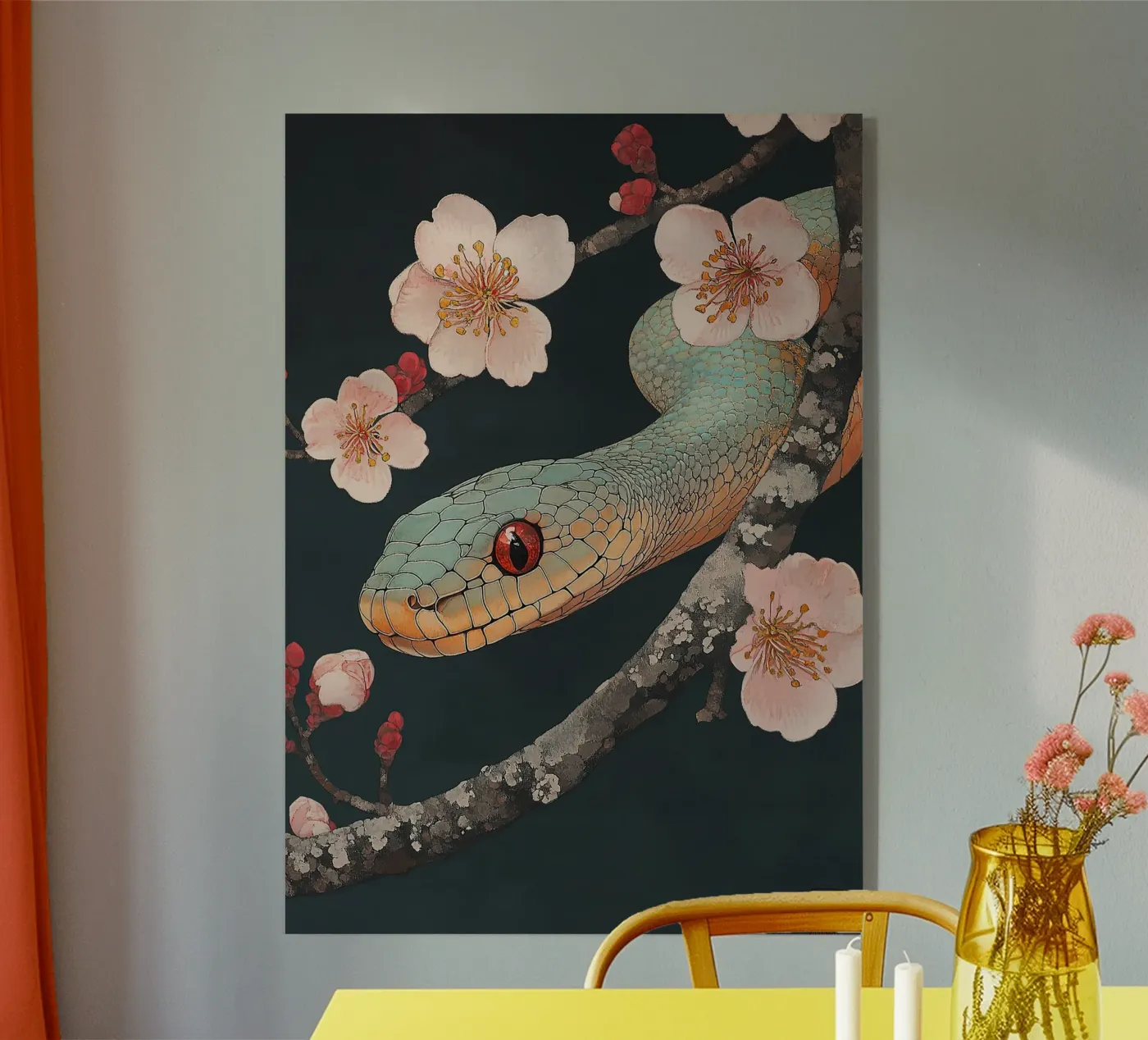 Serpent plexiglas de Nikis Art Studio