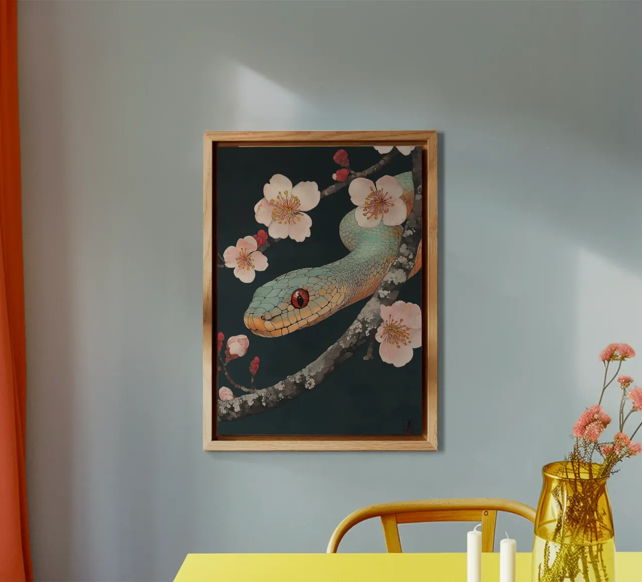 Serpente alluminio dibond da Nikis Art Studio