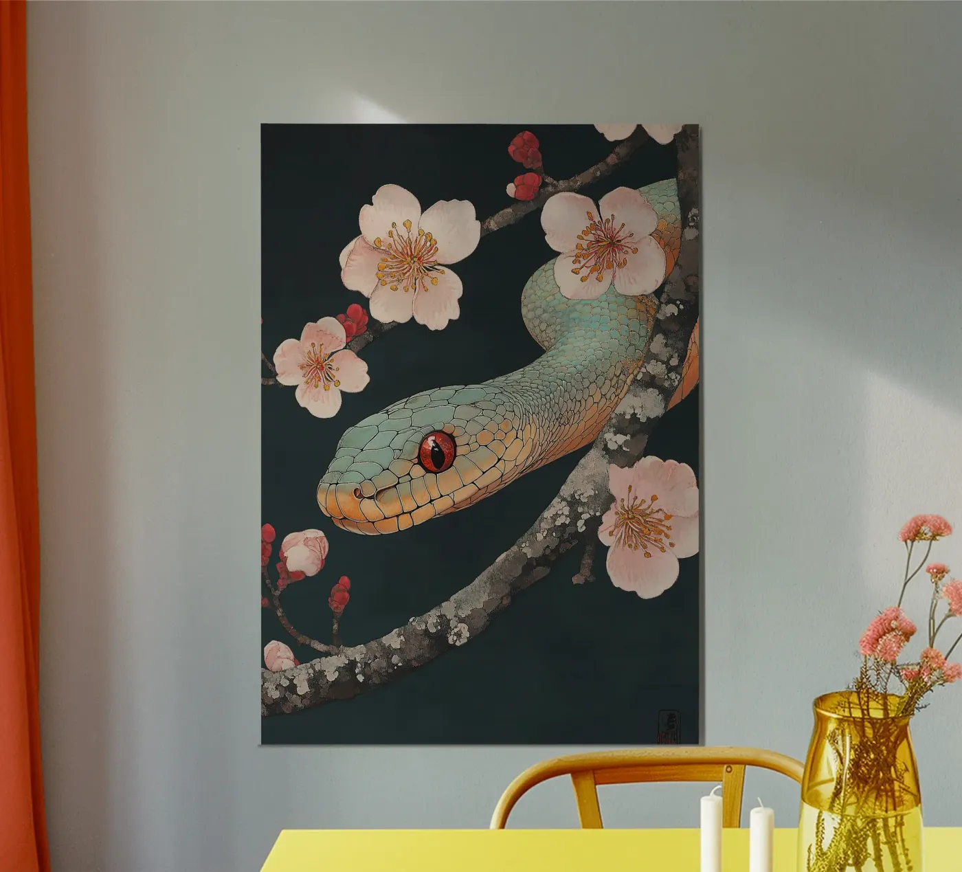 Serpente alluminio dibond da Nikis Art Studio