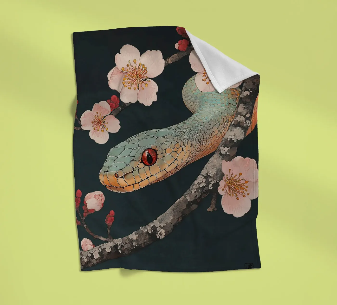 Snake coperta in pile da Nikis Art Studio