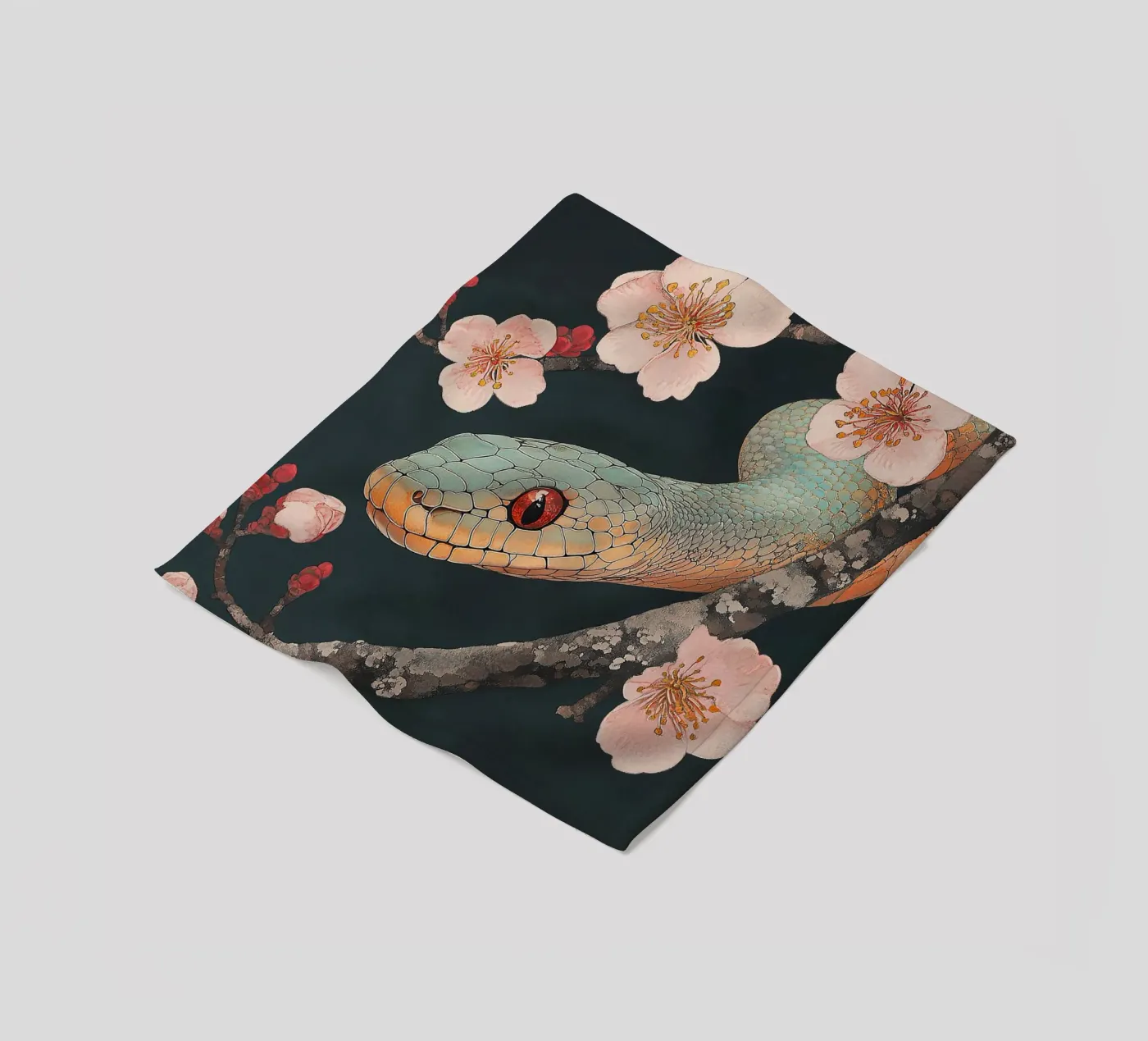 Serpente coperta in pile da Nikis Art Studio