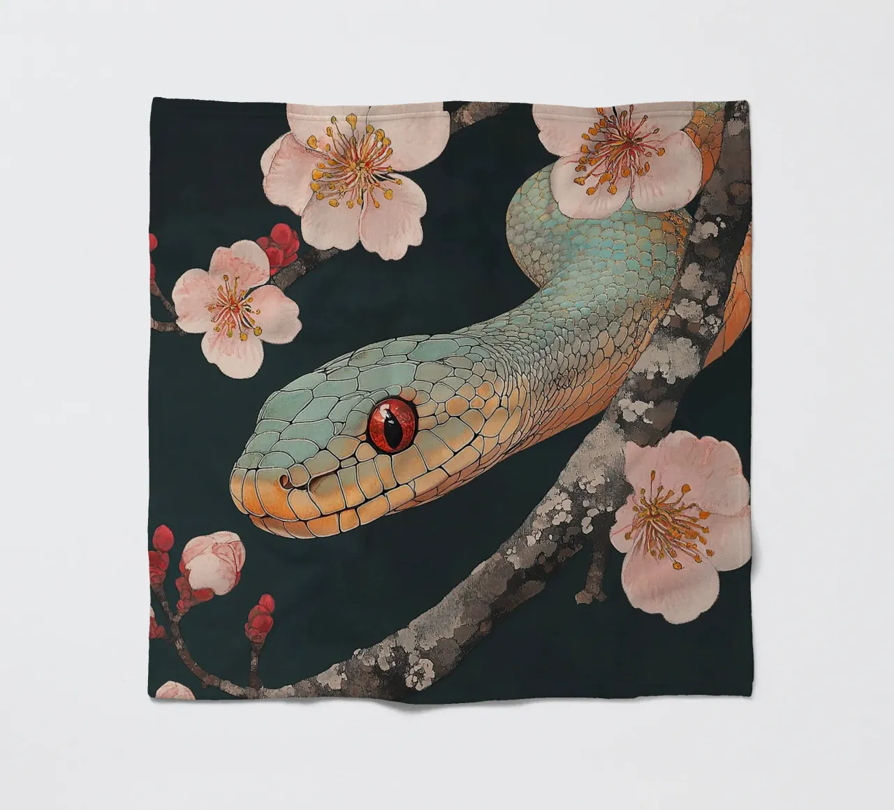 Serpente coperta in pile da Nikis Art Studio
