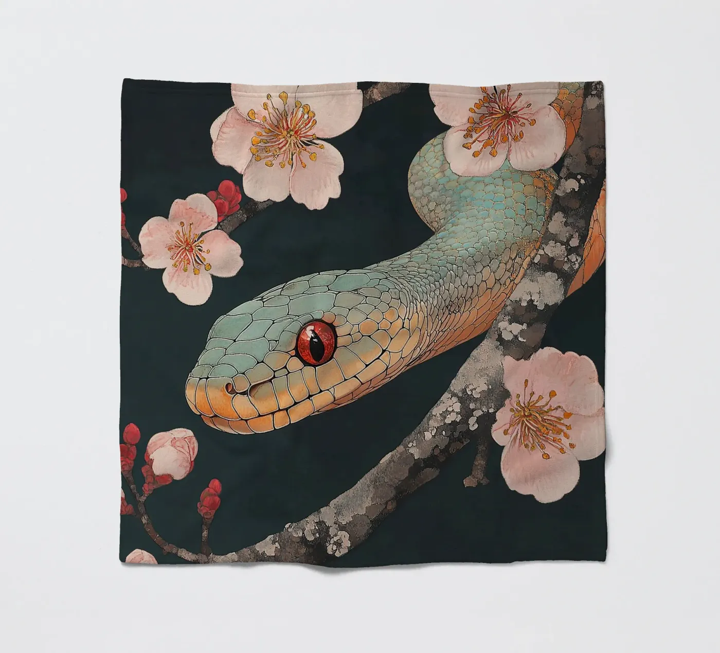 Serpente coperta in pile da Nikis Art Studio