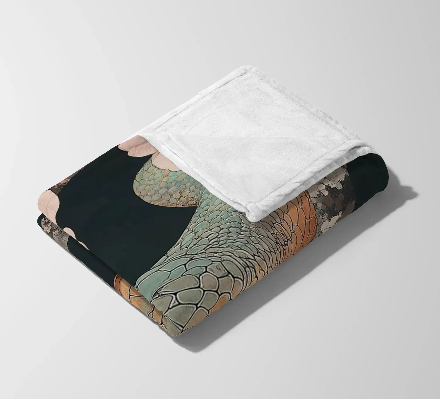 Serpent plaid polaire de Nikis Art Studio
