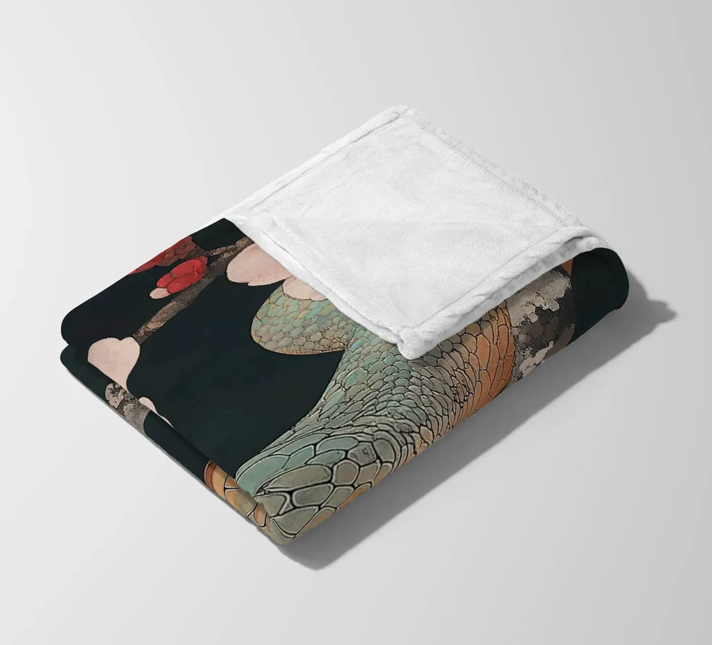 Serpent plaid polaire de Nikis Art Studio