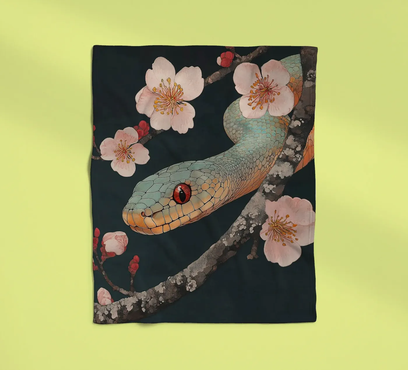 Serpente coperta in pile da Nikis Art Studio