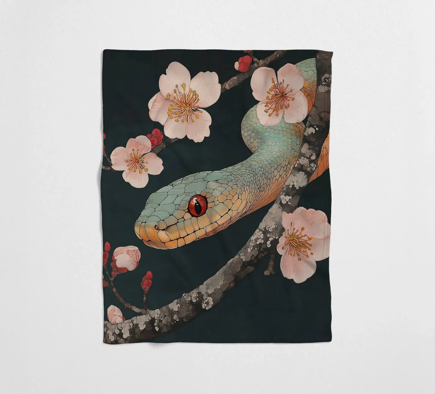 Snake coperta in pile da Nikis Art Studio