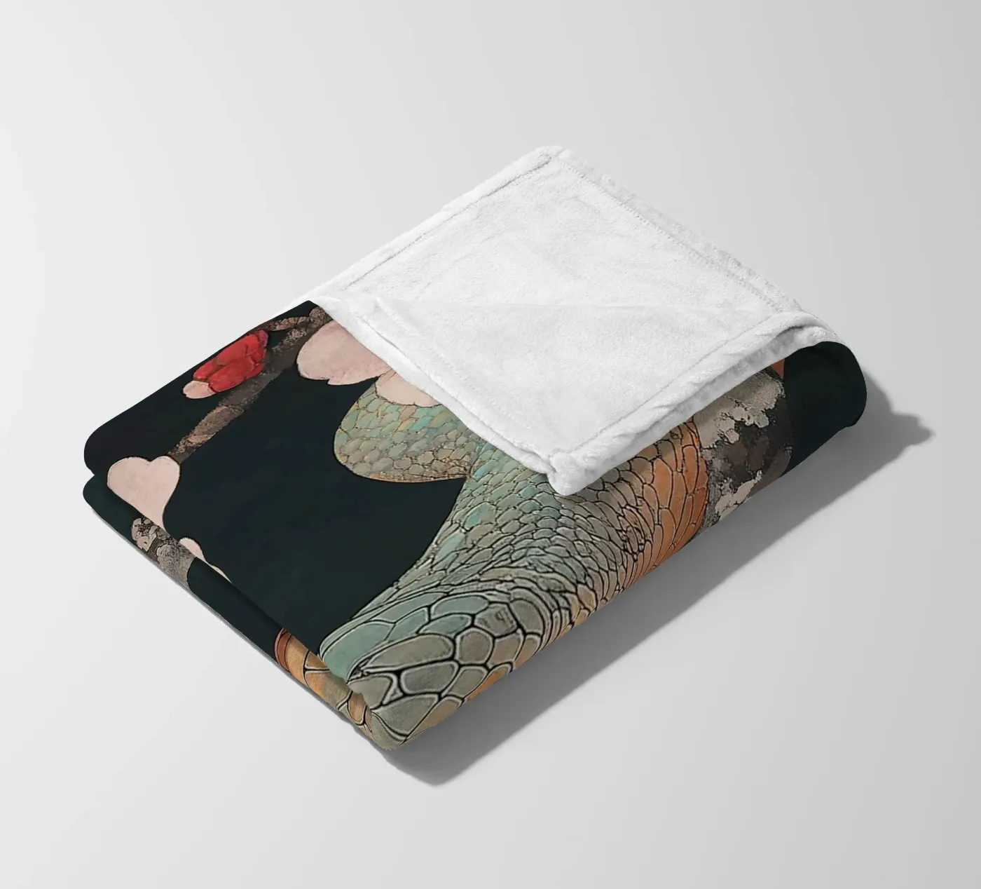 Snake coperta in pile da Nikis Art Studio